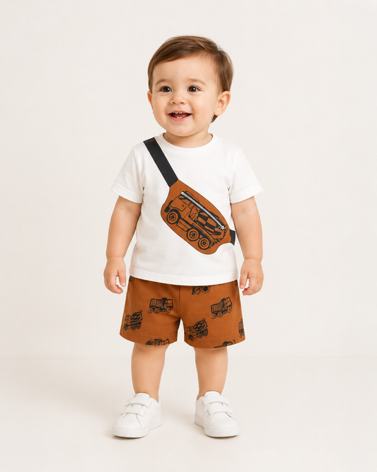 Little Roadster Summer Outfit Set - view 2