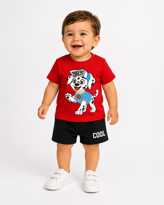 Happy Pup Summer Shorts Set - view 2