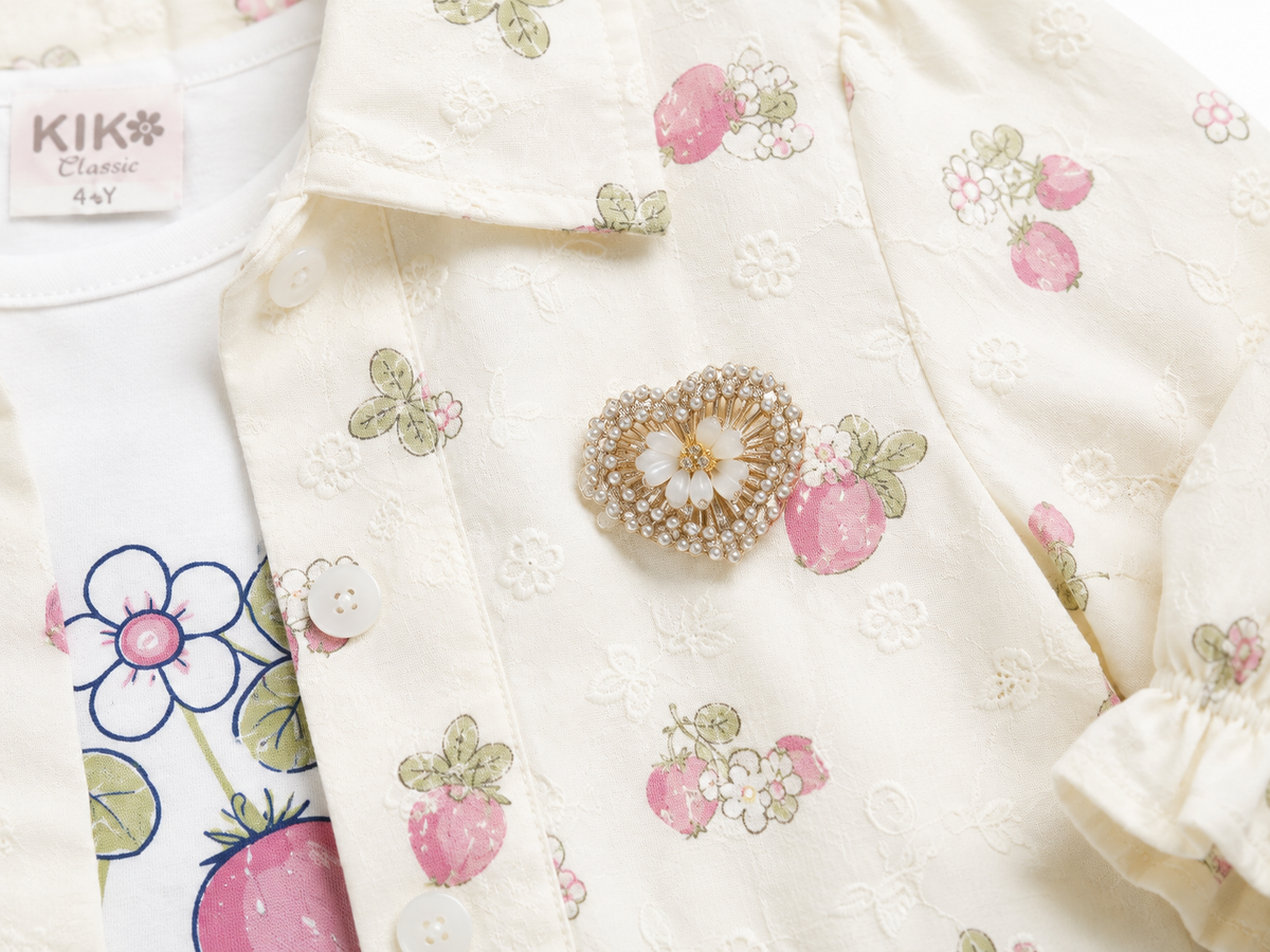 Strawberry Fields Denim 3-Piece Set - view 4
