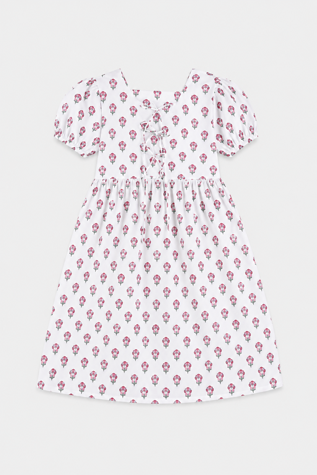Rosebud Puff Sleeve Dress - view 4