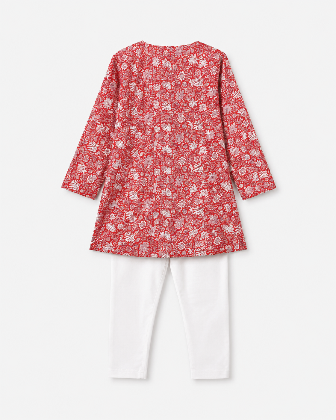 Scarlet Bloom Kurta & Leggings Set for kids by Buds