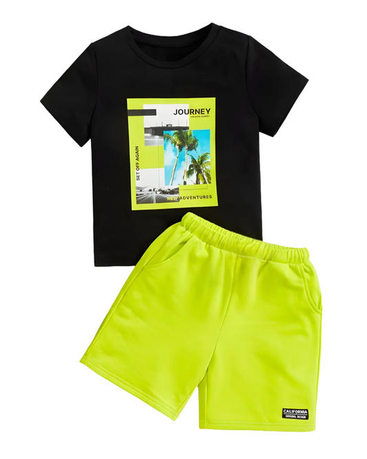 Journey Summer Shorts Set for kids by Buds